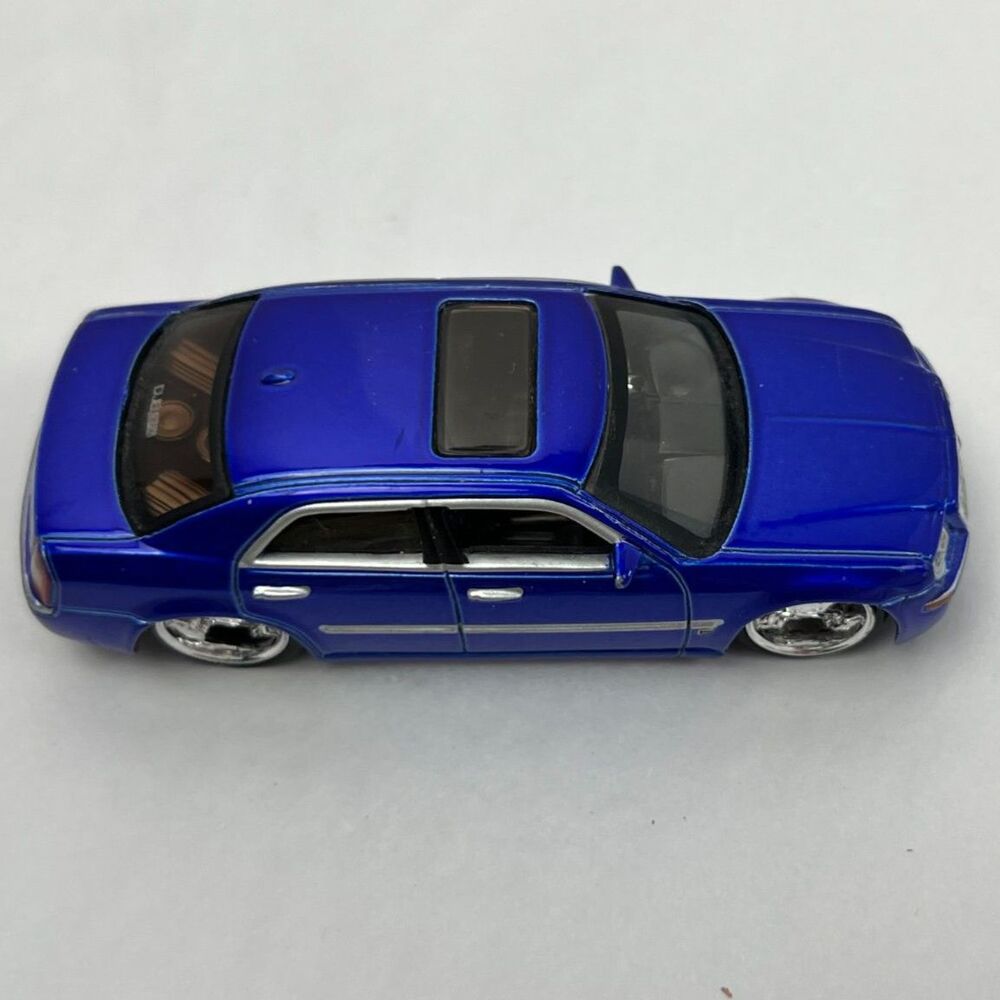 Jada Toys Dub City Chrysler 300c Hemi Blue 1:64 Diecast Loose EUC